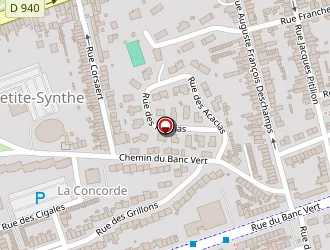 Carte de Natiez Bernard à Dunkerque