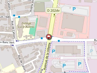 Carte de La Villette à Dunkerque