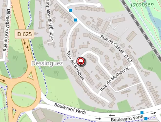 Carte de Aldi Marché Bois Grenier à Dunkerque