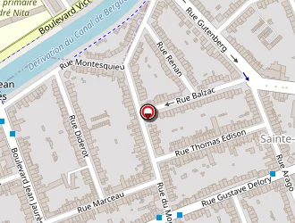 Carte de Garlopeau à Coudekerque-branche