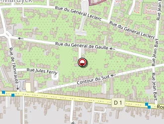 Carte de Stade Dessinguez à Dunkerque