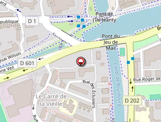 Carte de Terre Plein Du Jeu De Mail à Dunkerque