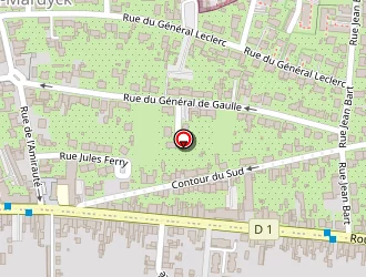 Carte de Vilers Charlotte à Dunkerque