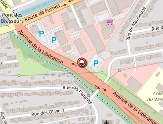 Carte de Coorbanally Bibi à Coudekerque-branche