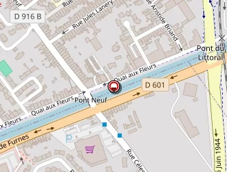 Carte de Salle Brossolette à Coudekerque-branche