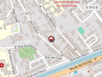 Carte de Padd Coudekerque à Coudekerque-branche