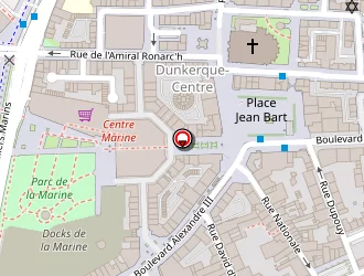 Carte de La Belle Poule à Dunkerque