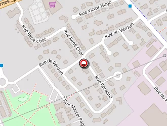 Carte de Amédica à Téteghem