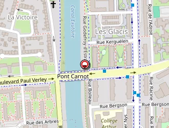 Carte de Duvet Julien à Dunkerque