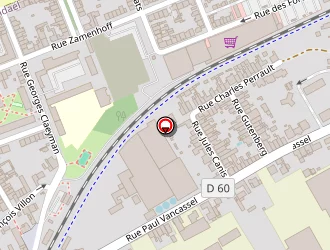 Carte de Boulodrome 4 à Dunkerque