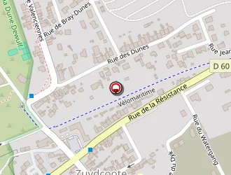 Carte de Mas Le Trimaran à Zuydcoote