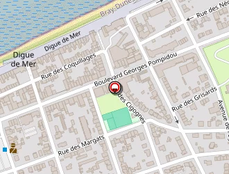 Carte de Leys Bernard à Bray-dunes