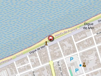 Carte de Yacht Club De Bray Dunes à Bray-dunes